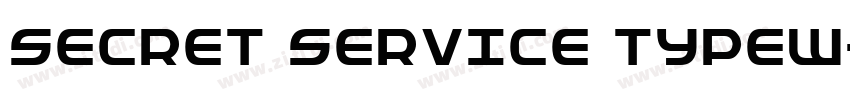 SECRET SERVICE TYPEW字体转换